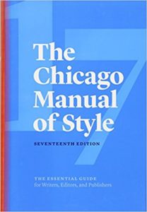 Chicago Manual of Style Book Cover
