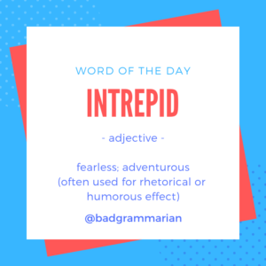 intrepid Word of the Day
