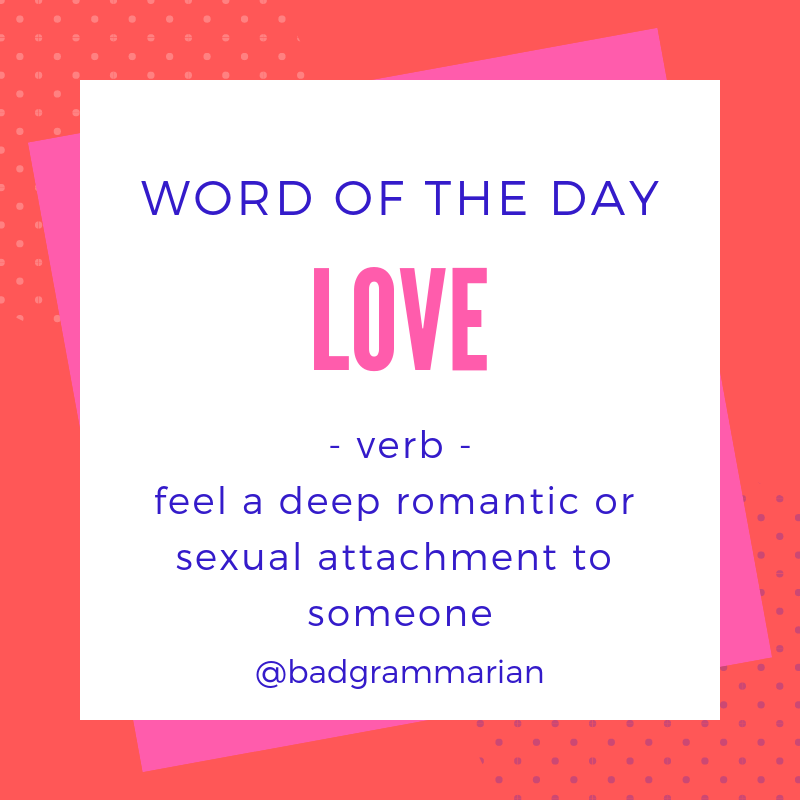 love word of the day