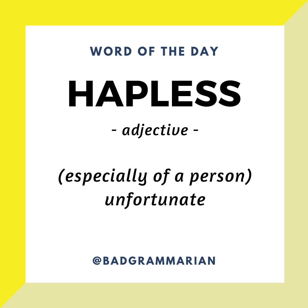 hapless-word-of-the-day