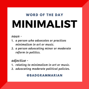 minimalist-word-of-the-day