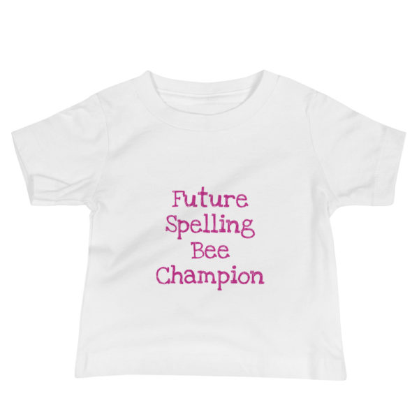 "Future Spelling Bee Champion" Baby Jersey Tee