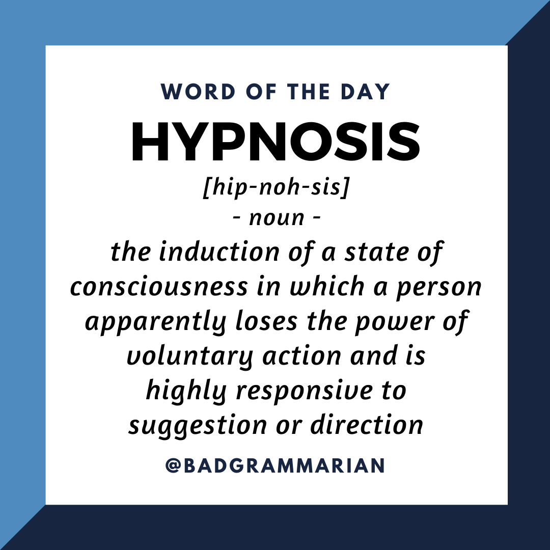 hypnosis word of the day