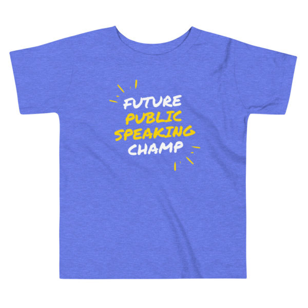 "Future Public Speaking Champ" Toddler Short Sleeve Tee - Image 3