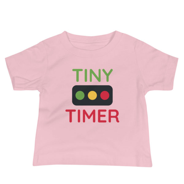 "Tiny Timer" Baby Jersey Short Sleeve Tee - Image 6