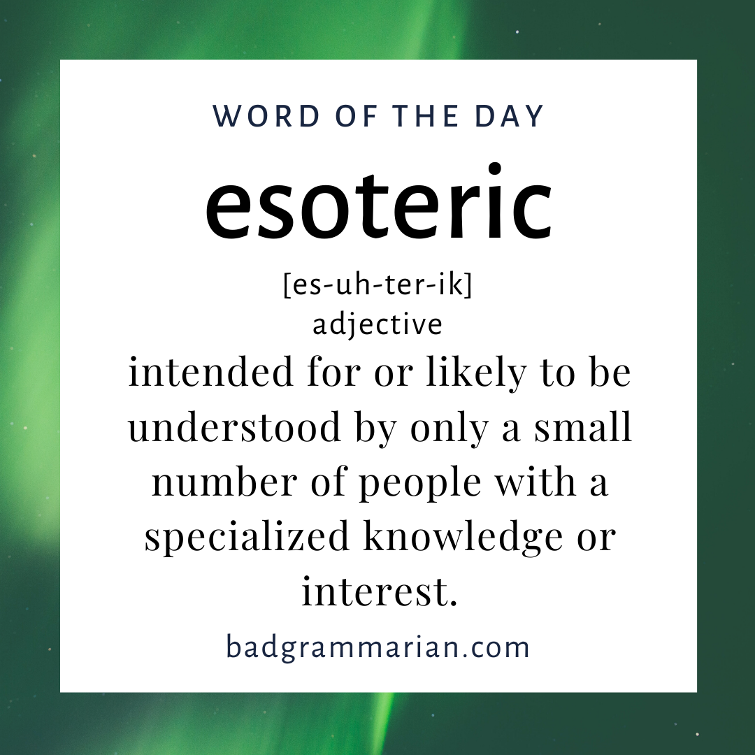 esoteric definition