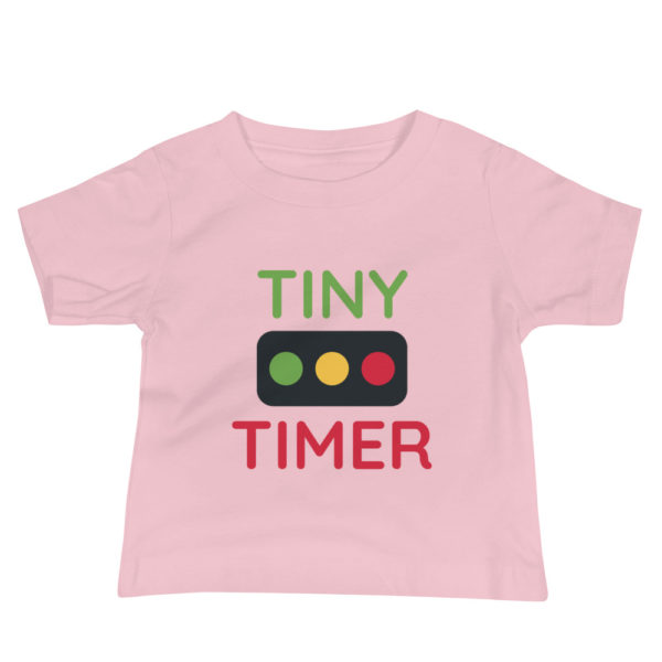 "Tiny Timer" Baby Jersey Short Sleeve Tee - Image 3