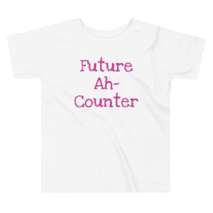 "Future Ah-Counter" Toddler Short Sleeve Tee