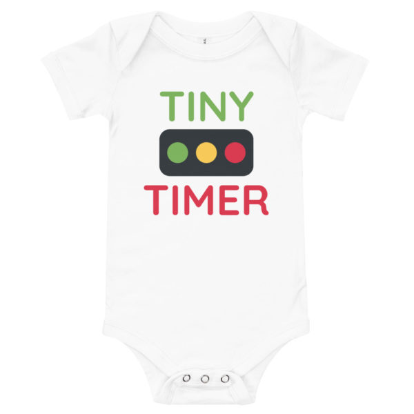 "Tiny Timer" Baby Onesie T-Shirt