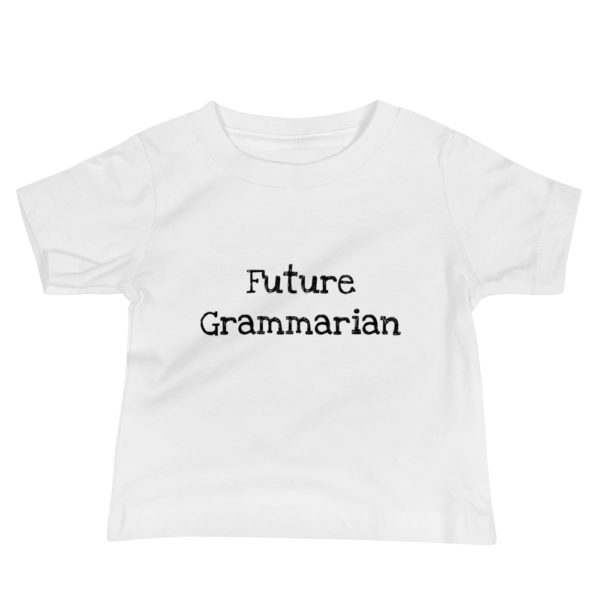 "Future Grammarian" Baby Jersey Short Sleeve Tee