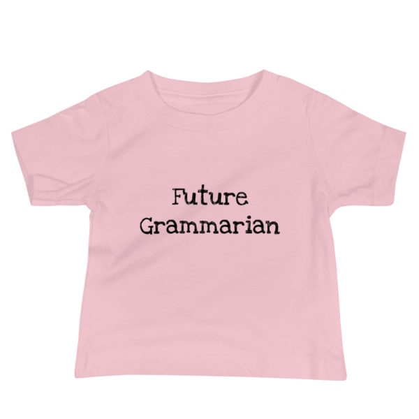 "Future Grammarian" Baby Jersey Short Sleeve Tee - Image 2