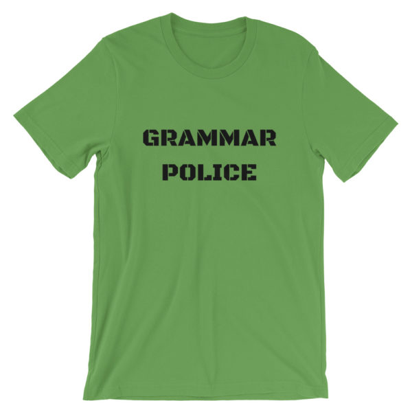 "Grammar Police" Short-Sleeve Unisex T-Shirt - Image 2