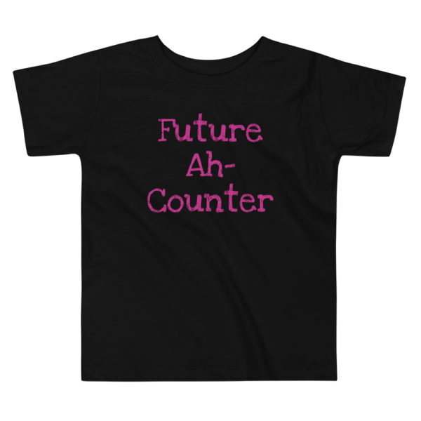 "Future Ah-Counter" Toddler Short Sleeve Tee - Image 2
