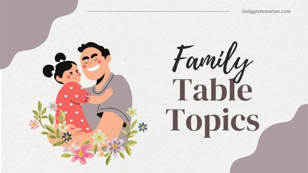 Table Topics Family Edition Great questions for your loved ones.