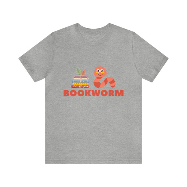 "BOOKWORM" Unisex Jersey Short Sleeve Graphic Tee, S - 3XL - Various Colors - Image 50