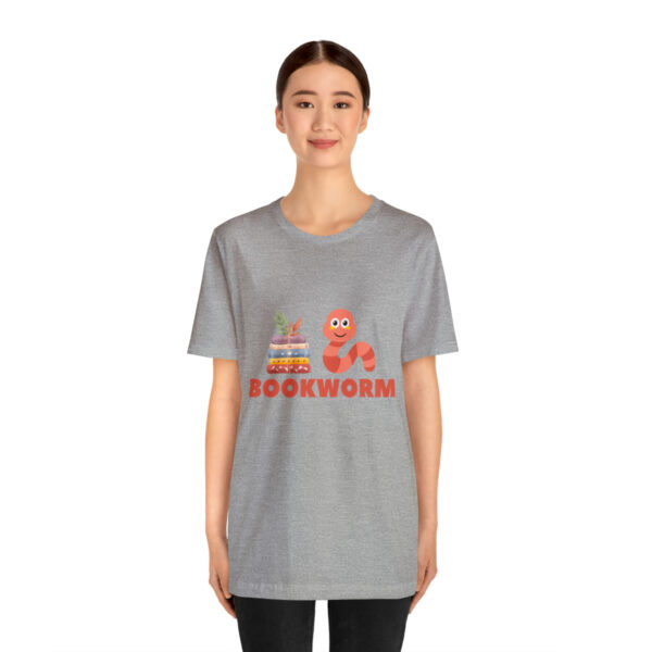 "BOOKWORM" Unisex Jersey Short Sleeve Graphic Tee, S - 3XL - Various Colors - Image 52