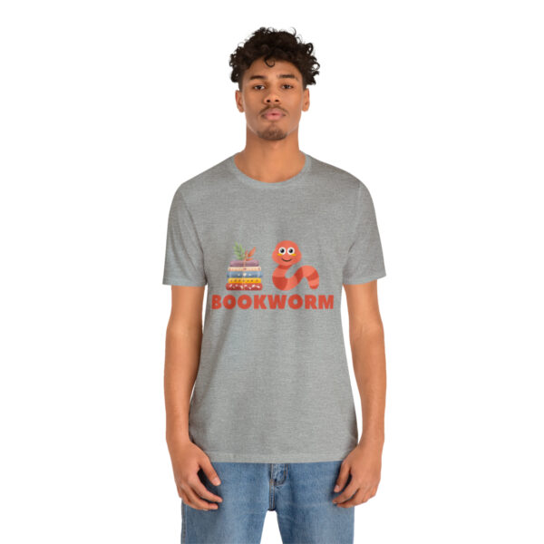 "BOOKWORM" Unisex Jersey Short Sleeve Graphic Tee, S - 3XL - Various Colors - Image 53