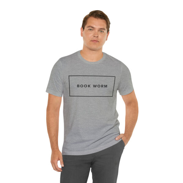 "Book Worm" Unisex Jersey Short Sleeve Tee - S - XL, Various Colors - Image 42