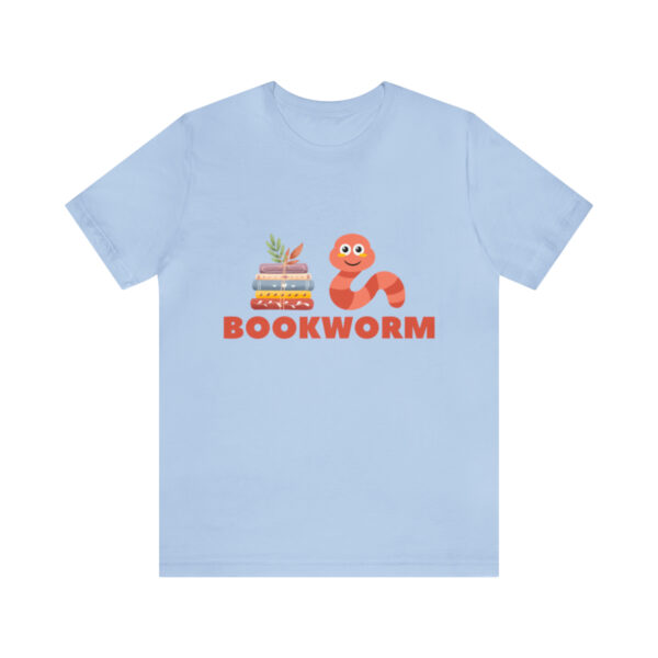 "BOOKWORM" Unisex Jersey Short Sleeve Graphic Tee, S - 3XL - Various Colors - Image 38