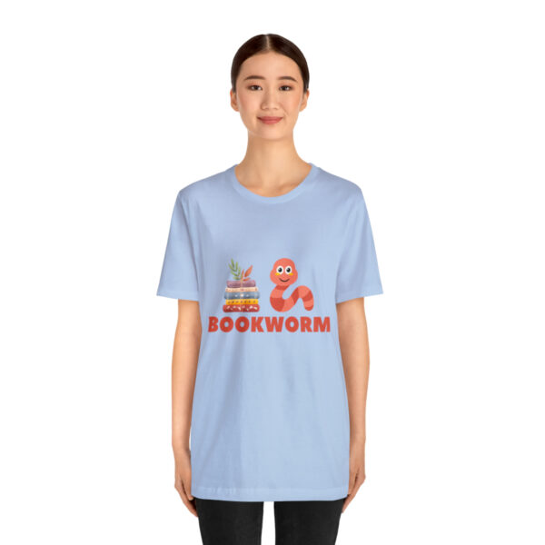 "BOOKWORM" Unisex Jersey Short Sleeve Graphic Tee, S - 3XL - Various Colors - Image 40