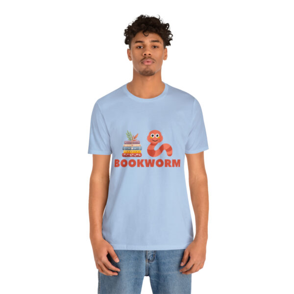 "BOOKWORM" Unisex Jersey Short Sleeve Graphic Tee, S - 3XL - Various Colors - Image 41