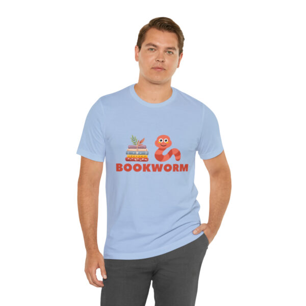 "BOOKWORM" Unisex Jersey Short Sleeve Graphic Tee, S - 3XL - Various Colors - Image 42