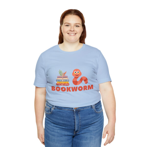 "BOOKWORM" Unisex Jersey Short Sleeve Graphic Tee, S - 3XL - Various Colors - Image 43