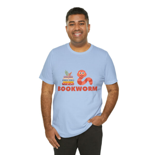 "BOOKWORM" Unisex Jersey Short Sleeve Graphic Tee, S - 3XL - Various Colors - Image 44