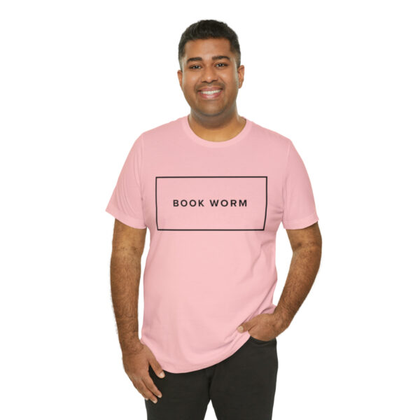 "Book Worm" Unisex Jersey Short Sleeve Tee - S - XL, Various Colors - Image 56