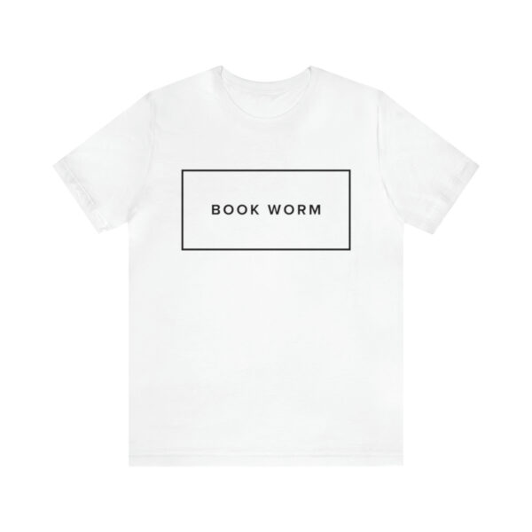 "Book Worm" Unisex Jersey Short Sleeve Tee - S - XL, Various Colors