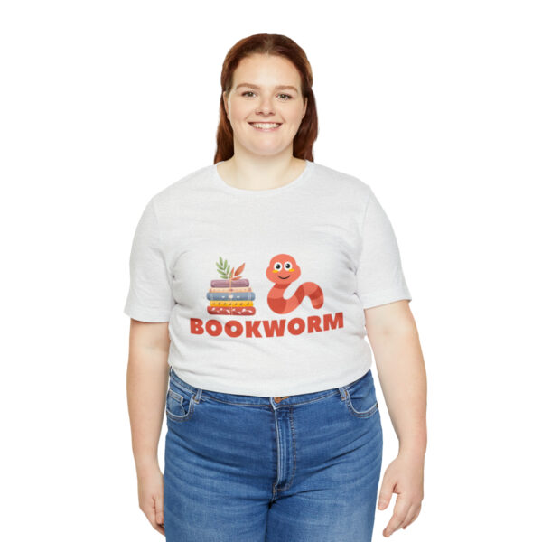 "BOOKWORM" Unisex Jersey Short Sleeve Graphic Tee, S - 3XL - Various Colors - Image 19