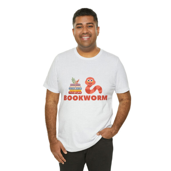 "BOOKWORM" Unisex Jersey Short Sleeve Graphic Tee, S - 3XL - Various Colors - Image 20