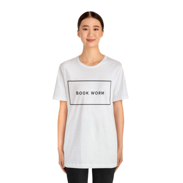 "Book Worm" Unisex Jersey Short Sleeve Tee - S - XL, Various Colors - Image 15