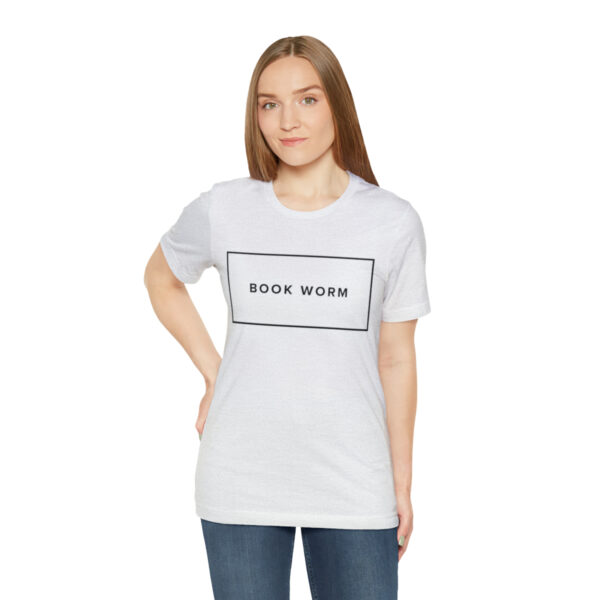 "Book Worm" Unisex Jersey Short Sleeve Tee - S - XL, Various Colors - Image 17