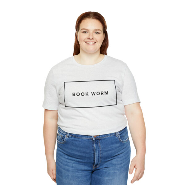 "Book Worm" Unisex Jersey Short Sleeve Tee - S - XL, Various Colors - Image 19