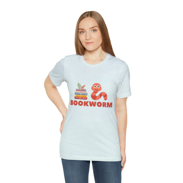 "BOOKWORM" Unisex Jersey Short Sleeve Graphic Tee, S - 3XL - Various Colors - Image 25