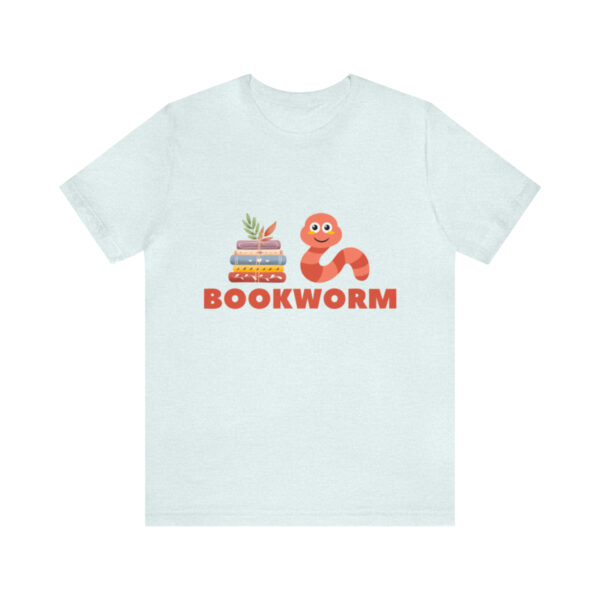 "BOOKWORM" Unisex Jersey Short Sleeve Graphic Tee, S - 3XL - Various Colors - Image 26