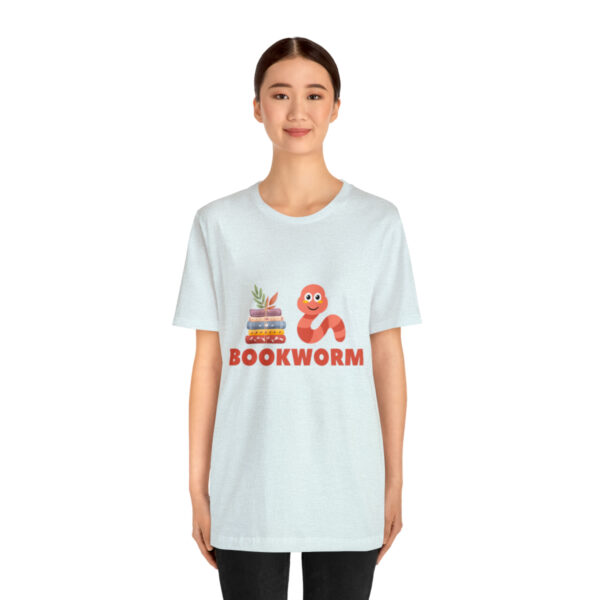 "BOOKWORM" Unisex Jersey Short Sleeve Graphic Tee, S - 3XL - Various Colors - Image 28