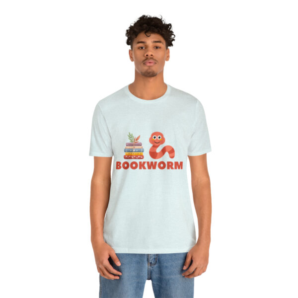 "BOOKWORM" Unisex Jersey Short Sleeve Graphic Tee, S - 3XL - Various Colors - Image 29