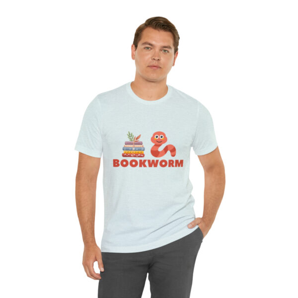 "BOOKWORM" Unisex Jersey Short Sleeve Graphic Tee, S - 3XL - Various Colors - Image 30