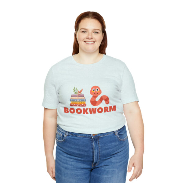 "BOOKWORM" Unisex Jersey Short Sleeve Graphic Tee, S - 3XL - Various Colors - Image 31