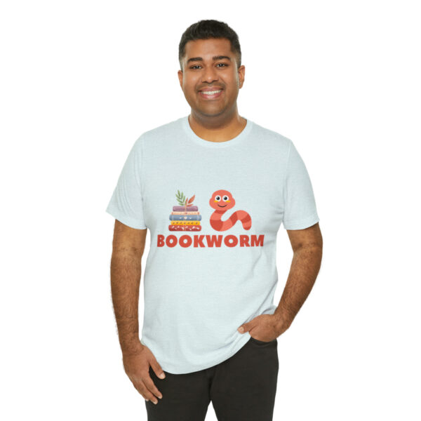 "BOOKWORM" Unisex Jersey Short Sleeve Graphic Tee, S - 3XL - Various Colors - Image 32