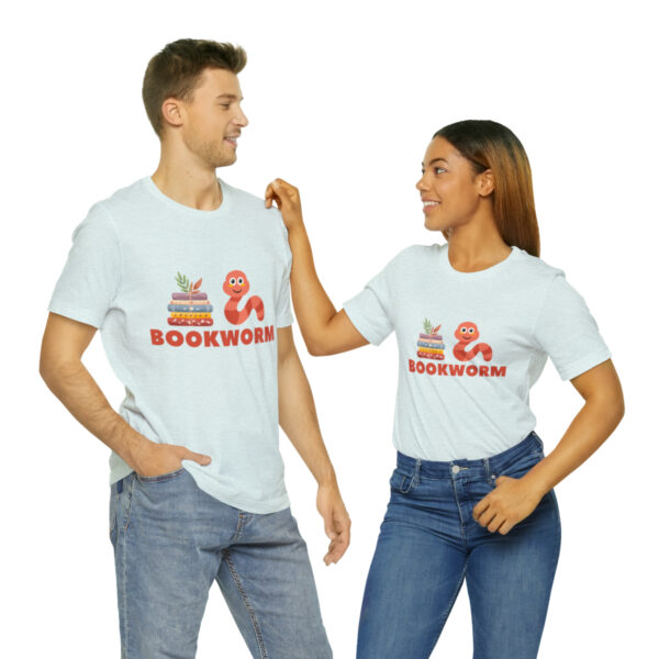 "BOOKWORM" Unisex Jersey Short Sleeve Graphic Tee, S - 3XL - Various Colors - Image 34