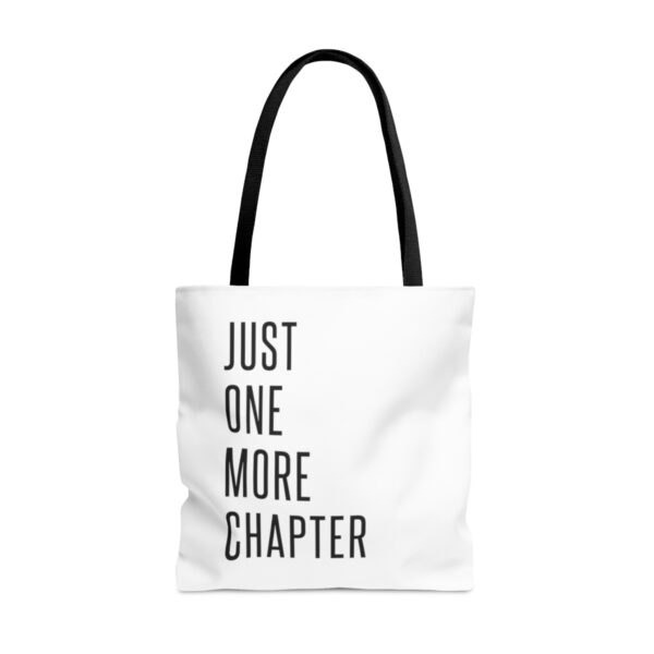 "Just One More Chapter" Tote Bag for Book Lovers - Image 2