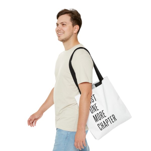 "Just One More Chapter" Tote Bag for Book Lovers - Image 7