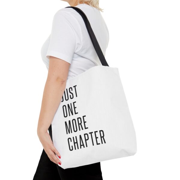 "Just One More Chapter" Tote Bag for Book Lovers - Image 8