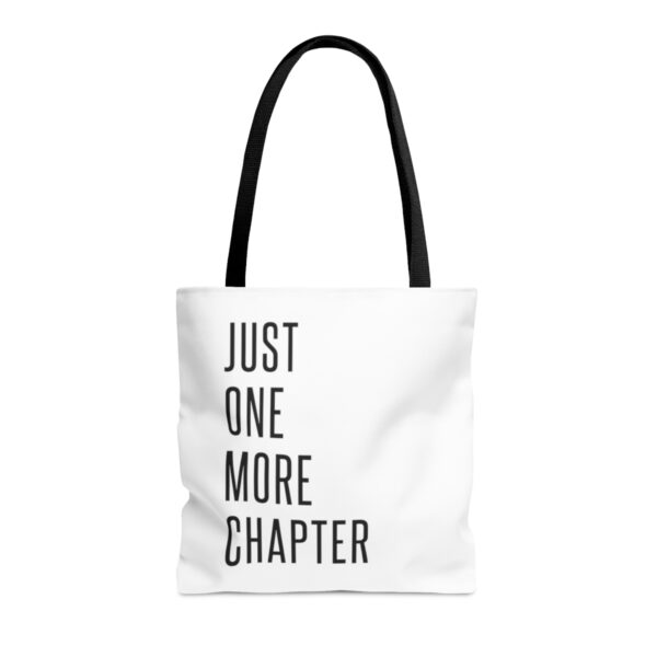 "Just One More Chapter" Tote Bag for Book Lovers - Image 5