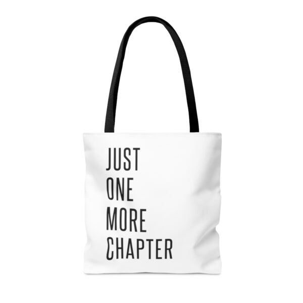 "Just One More Chapter" Tote Bag for Book Lovers - Image 6