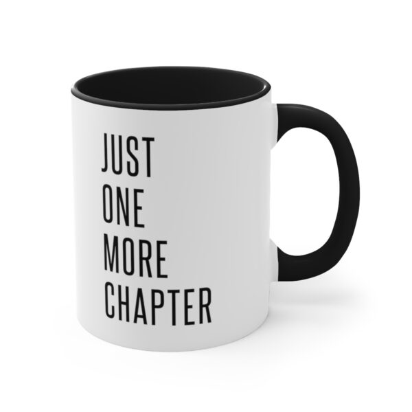 "Just One More Chapter" Accent Coffee Mug, 11oz - Image 7