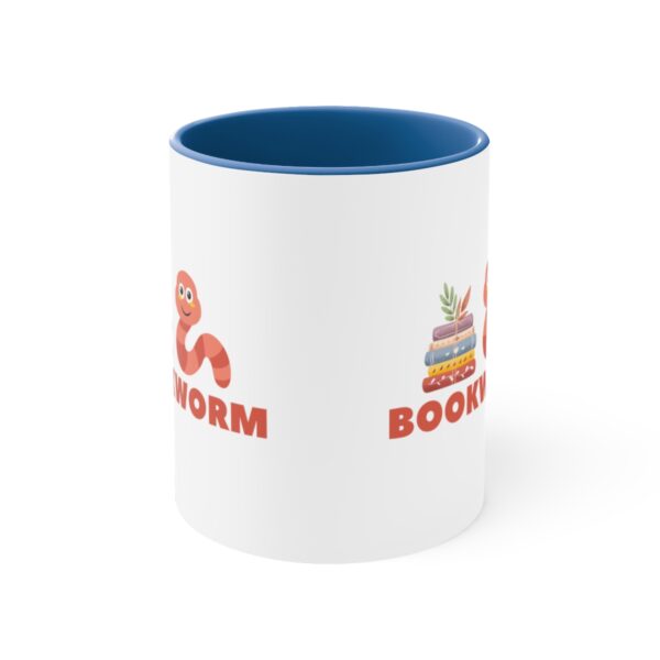 Bookworm Graphic Accent Coffee Mug, 11oz Various Colors - Image 13